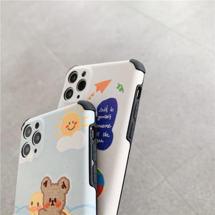 Cute cartoon bear mobile phone prot..