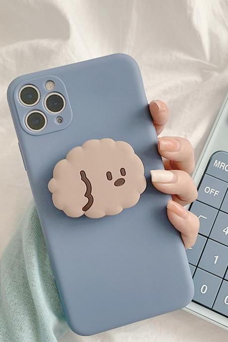 Cute blue mobile phone case