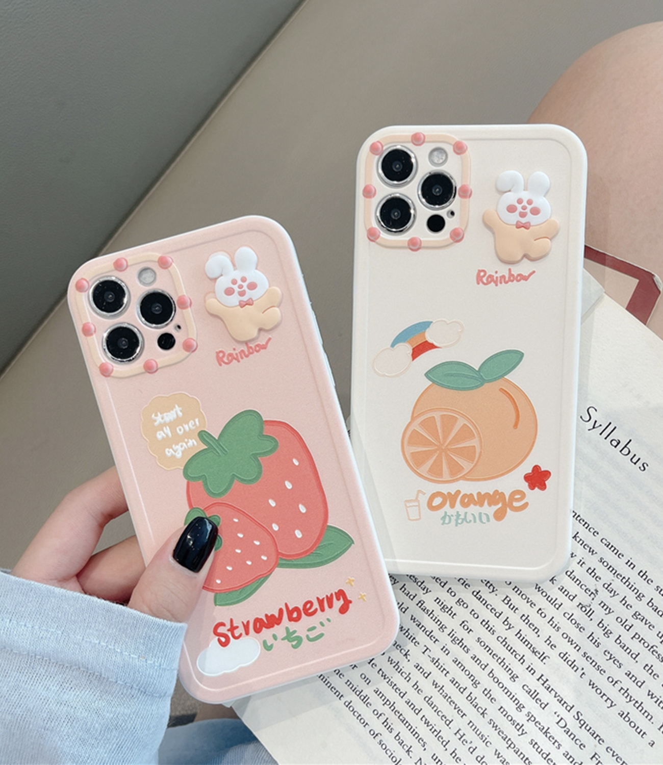 Cute Strawberry Phone Case Orange Phone Case on Luulla